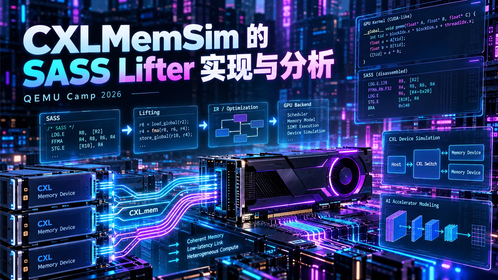 CXLMemSim 的 SASS Lifter 实现与分析