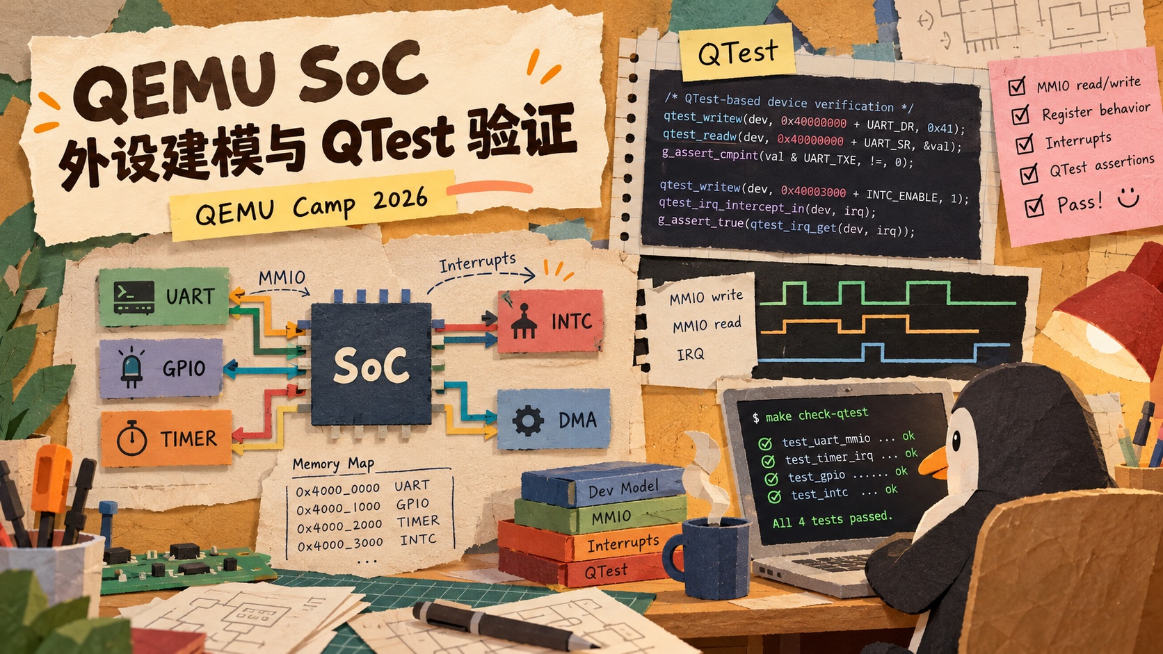 QEMU SoC 外设建模与 QTest 验证